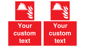 Custom Location of firefighting equipment